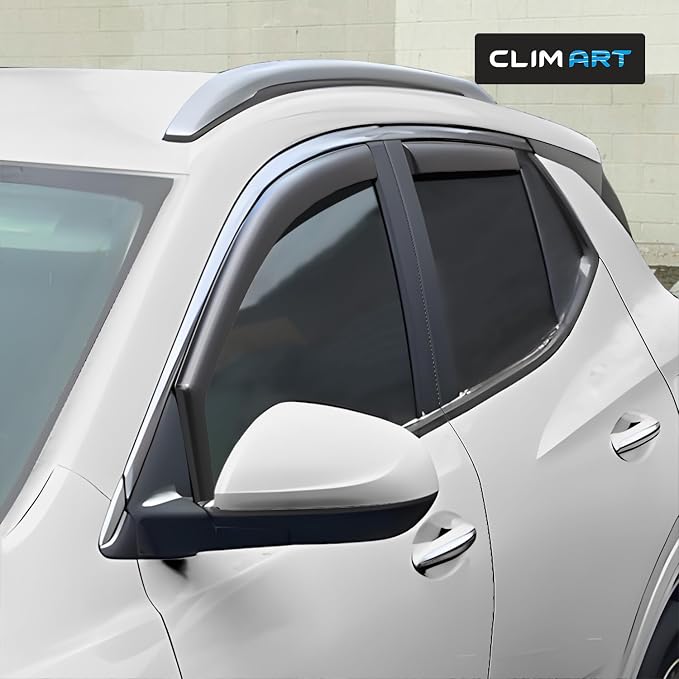 in-Channel Incredibly Durable Rain Guards for Buick Encore GX 2020-2026, Original Window Deflectors, Vent Window Visors, Vent Deflector, 4 pcs. - 620435
