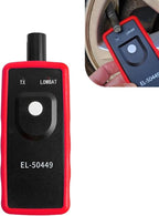 TPMS Relearn Reset Tool, Tire Pressure Sensor Programming Tool, EL-50449 TPMS Reset Device, Universal for Most Cars, Trucks, SUVs (Black)