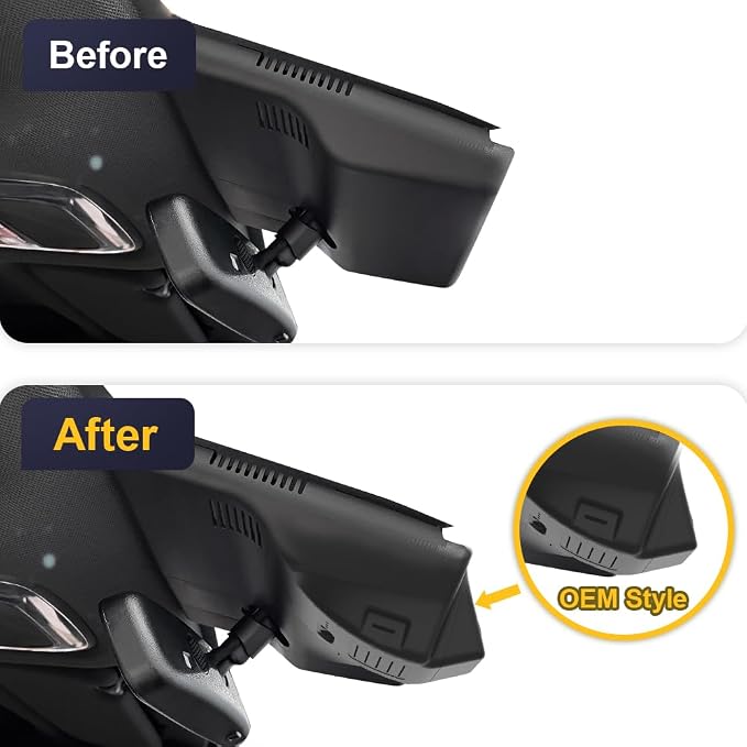 Front 2K+Rear 1080P Dash Cam Adapts for Hyundai Ioniq 5 2025-2026 (7 Vents/HD2-Ni000) & 2025 Ioniq 5 N, OEM Style, Dual HD Video, WiFi & APP, Loop Recording, G-Sensor, Easy to Use, 64GBCard