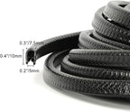16.4ft (5m) Car Door Edge Guards Black – Rubber, No Glue, U-Shaped, Built-in Metal Clips, Fits Most Vehicles, Fade-Resistant, Scratch- and Chip-Resistant – Reduces Dings in Parking Lots