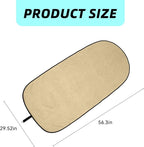 Waterproof Towel Car Seat Cover, Sweatproof Non Slip Towel Carseat Cover, Machine Washable Vehicle Bucket Frontseat Protector Accessories, Universal for SUV, Sedan, Truck (Beige)