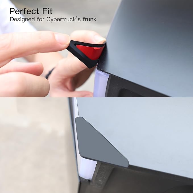 for Cybertruck Door Edge Protector – 4-Pack Silicone Anti-Collision Guards, Universal Anti-Scratch Corner Bumpers with 3M Adhesive for SUVs, Trucks, and Cars