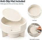 Couch Cup Holder Adapter – Universal Sofa Drink Expander for Large Mugs, Tumblers & Bottles – Spill-Proof Recliner Caddy for Living Room, RV & Boat (Gray, Base 70-92MM(2.75-3.62IN))