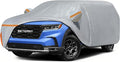 Car Cover for 2016-2026 Honda Pilot, Waterproof Custom-fit All Weather Sun Rain UV Dust Snow Protection Outdoor Pilot Full Car Cover with Door Zipper and Cotton Lining-Grey