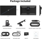 9" Wireless Apple Carplay Screen for Car,with 4K Dash Cam | and 1080p Backup Camera,Apple Carplay & Android Auto with DVR,GPS Navigation Mirror Link,Bluetooth,FM, Siri