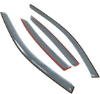 Car Window Rain Guard | Outside Mount Visors Auto Side Window Deflectors | Windows Visor Rain Shields Compatible with 2013-2016 Lexus GS350 GS450h GS200t GS F | 4 Pcs Set, LGWV2-707, Light Tinted