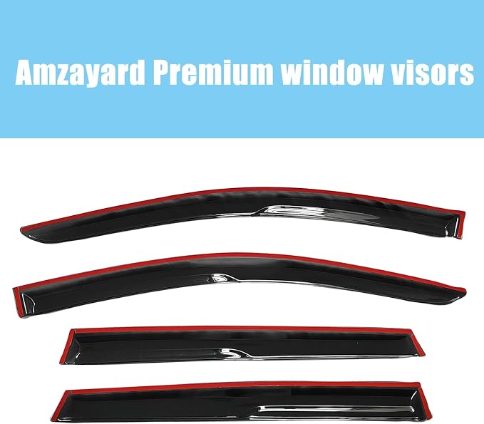 Window Visors Rain Guards for Honda CRV 2017-2022 Side Car Window Deflectors Vent Visor Sun Shade SUV Accessories 4PC Smoke Tinted