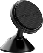 Adjustable Magnetic Car Mount, 360 Degree Swivel with 3M VHB Tape, Cell Phone Holder, Aluminum Dashboard Phone Mount Stand for Truck Car & Van (Black)