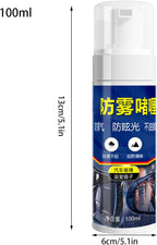 Anti Fog Spray for Car Windshield 100ml Solution Fogging Improves Driving | Waterproof Defogger Spray for Car Windshield Window Rearview Mirror Bathroom Mirror Goggles