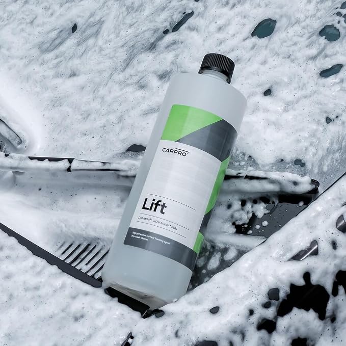 Lift - Pre-Wash Snow Foam Car Wash Soap, Dissolves and Lifts Away a Large Amount of Dirt & Grime, Completely Touchless - Use in Bucket or Foam Cannon, Concentrated - 500ml (17oz)