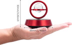 Kwak’s Solar-Powered Rotating Car Aromatherapy Auto-Spinning Ornament with Refillable Scent Pad, Subtle Ocean Fragrance, Ideal Gift for Men Women Dad Husband for Dashboard (Red-1)