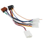 16Pin ISO Stereo Radio Wire Adapter for Toyota No JBL | Car Radio Wiring Harness SWC Connector Compatible with Toyota Camry RAV4 Corolla Yaris Land Cruiser Factory Stereo Plugs
