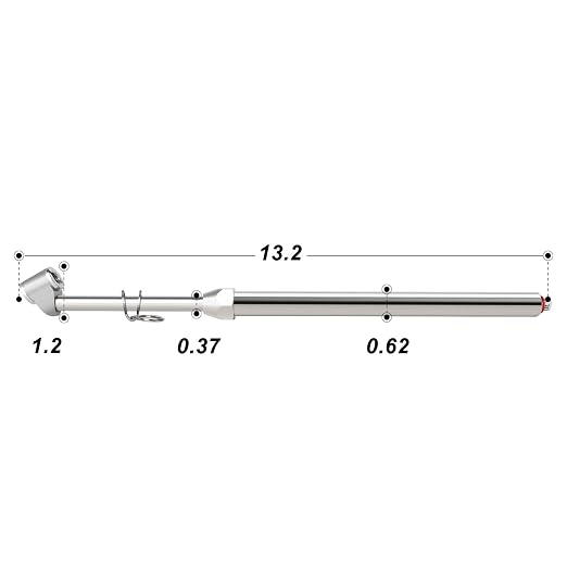 5Pcs Silver Double Straight Type Tire Pressure Gauge，Dual Head Air Pressure Gauge，Pressure Range 10-160 Psi(Suitable for Trucks, etc.