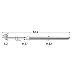 Silver Double Straight Type Tire Pressure Gauge，Dual Head Air Pressure Gauge，Pressure Range 10-160 Psi(Suitable for Trucks, etc.