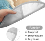 Beach Turtle Starfish Steering Wheel Sun Shade Cover Cooling Steering Wheel Sun Block Anti-Heat Aluminum Foil Steering Wheel Cover Steering Wheel for SUV Truck Van