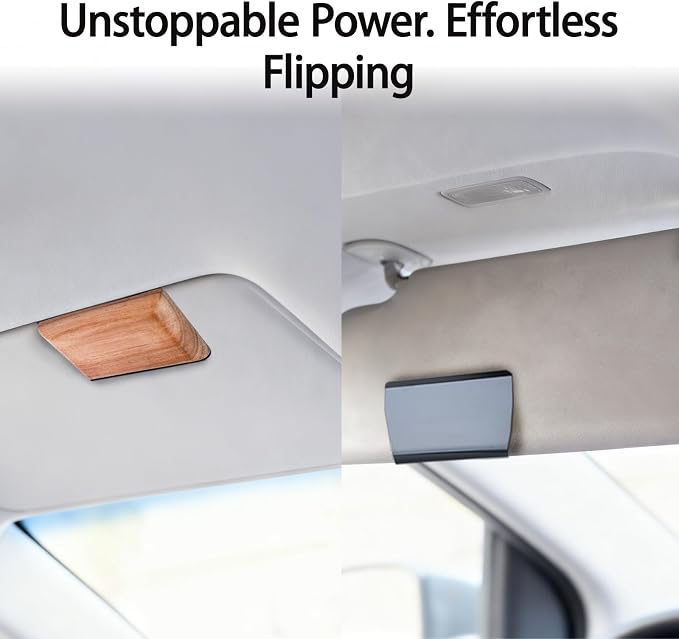 Car Air Freshener Visor Clip Compatible with Drift Car Air Freshener, Auto Accessories, Vehicle Sun Visor Metal Clip, Black, Freshener not include (3 Pack)