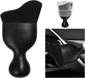 Car Detailing Brush, Curved Soft Bristles Auto Removal Dust Collectors, Universal Vehicle Dashboard, Air Conditioner Vents etc Interior Cleaning Tool Accessories (Black)