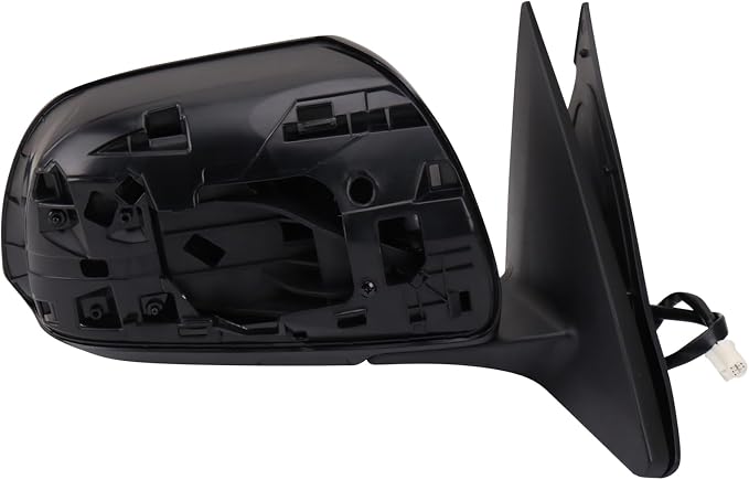 Passenger Side Mirror Assembly Electric Adjustment Heated No Memory Black Compatible with 2008-2013 Toyota Highlander TO1321246 TO1321334