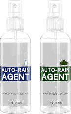 Car Glass Waterproof Coating Agent Anti-Fog Rainproof Agen, Clean and Restore Vehicle Brightness, 100ml (Mixed 2pcs)