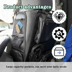 1PCS Car Seat Storage Pouches, Car Organizer, Universal Fit for Car Seats, SUVs, Trucks, Organize Phones, Water Bottles, Snacks, Travel Essentials (1PCS)