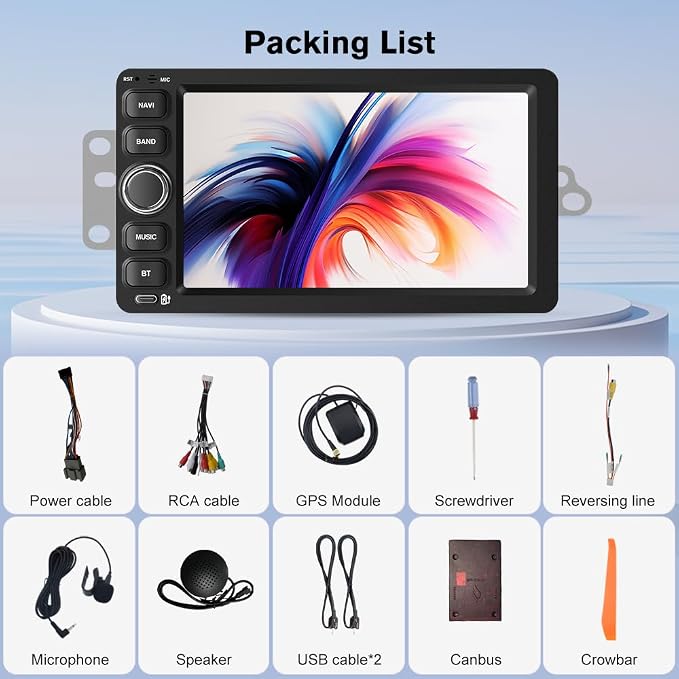 Car Radio Stereo for Chevy Silverado GMC Sierra Yukon Tahoe Impala Hummer 2003 2004 2005 2006,with Android 15 CarPlay Android Auto 5GHz WiFi FM/AM Bluetooth GPS SWC Backup Camera【4Core 64GB 】