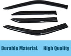 Window Visors Rain Guards for Mitsubishi Eclipse Cross 2018-2026 | Window Deflectors, Vent Visor, Sun Shades, Window Shields, Dark Smoke, Car Accessories