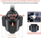 Universal Cup Phone Holder for Car, [Upgraded Version] Adjustable Long Neck Car Cup Holder Phone Mount Cradle Friendly Compatible with iPhone Samsung Google and All Smartphones, Pink