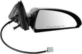Passenger Side Mirror Assembly Electric Adjustment Non-Heated No Memory Black Compatible with 2006-2013 Chevrolet Impala 2014-2016 Impala Limited GM1321306