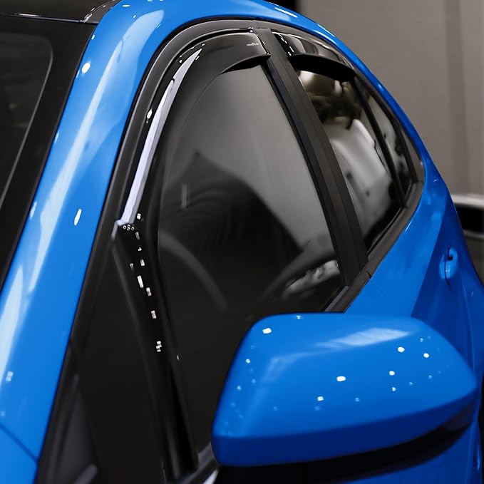 Goodyear Shatterproof in-Channel Window Deflectors for Toyota Corolla 2020-2026 Sedan, Rain Guards, Window Visors for Cars, Vent Deflector, Car Accessories, 4 pcs - GY008423