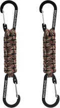 Paracord Keychain Carabiner Clip, D Ring Lanyard Hanger Stroller Hook for Water Bottle, Key, Backpacks, Men, Women