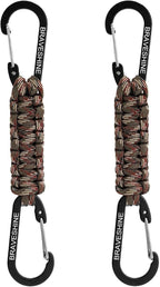 Paracord Keychain Carabiner Clip, D Ring Lanyard Hanger Stroller Hook for Water Bottle, Key, Backpacks, Men, Women