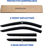 Window Visors Rain Guards for 2022 2023 2024 2025 2026 Nissan Pathfinder, Out-Channel Window Vent Wind Deflectors Visors Shades for 22 23 24 25 26 Nissan Pathfinder S SV SL Platinum Rock Creek