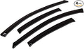 WV-950 Outside Mount Window Visor Deflector Rain Guard Dark Smoke 4 Pcs
