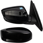 Passenger Side Mirror Assembly Electric Adjustment Non-Heated No Memory Black Compatible with 2008-2012 Honda Accord HO1321230