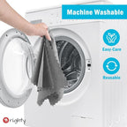Orighty Microfiber Cleaning Cloth, 800 Pack Highly Absorbent Cleaning Rags, Household Cleaning Supplies, Reusable Microfiber Towels Lint Free Cloths for House, Kitchen, Car Care, 12x11 inch, Grey