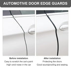 L Shaped Door Edge Trim Molding 26FT – Universal Car Door Protector Strip with Adhesive, Rubber Edge Guard for Truck SUV, Anti-Scratch Flexible Seal
