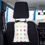 Florals Car Trash Bag Car Garbage Bag Hanging Cars Trash Can, Spring Decor Waterproof Cars Back Seat Organizer for Vehicle Travelling Camping