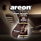 MON MA42 Hanging Best Car Air Freshener Leather Interior Scent, Paper Hanging Ornaments, Long Lasting Scent for Car or Home 12 Pack