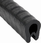 Plastic Edge Trim Black Small, Fits Edge 1/16 to 1/8 Inch, Length 5 Feet (1.55 Meter)