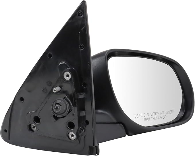 Passenger Side Mirror Assembly Manual Textured Paint to Match Compatible with 2010-2013 Kia Forte