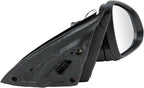 Passenger Side Power Heated Mirror Smooth Black with Turn Signal Compatible with 2011-2017 Buick Regal GM1321486