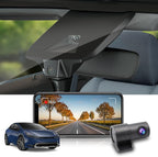 Front 4K+Rear 1080P Dash Cam Adapts for Toyota Prius 2023-2026 & Prime Plug-in Hybrid (XW60), OEM Look, Dual HD Video, Built-in WiFi & APP, Loop Recording, G-Sensor, Easy to Use, 128GB Card