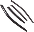 WD2-707 Dark Smoke 4 Pcs Set Window Visor (Outside Mount) Deflector Rain Guard Compatible with 2013-2016 Lexus GS350 GS450h GS200t GS F