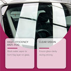 Anti Fog Windshield Spray, Waterproof Car Coating, 100ml Defogger with Clear Vision, Protective Glass, Modern Driving Style Accessory, Winter Supply for Highway and Garage