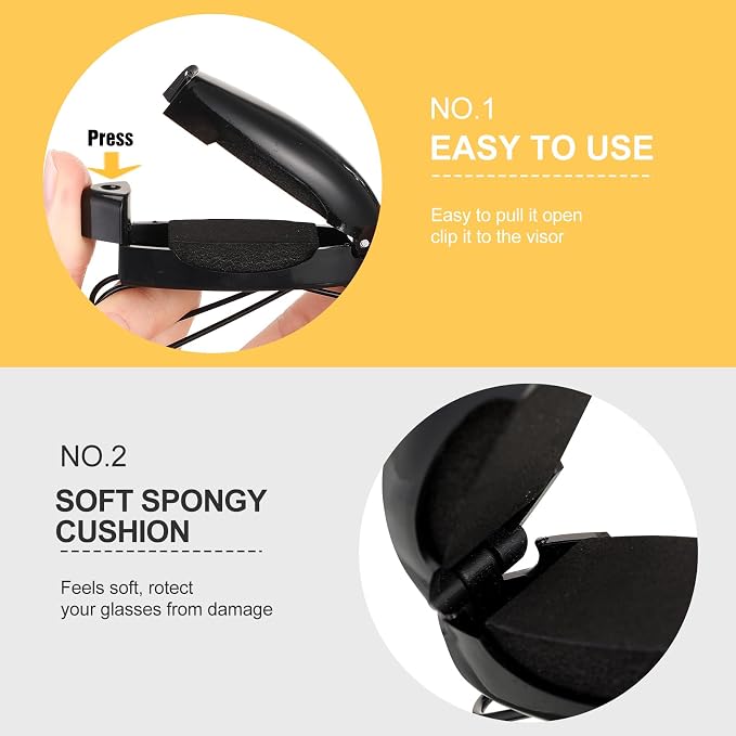 30 Pieces Car Sunglasses Holder for Sun Visor Car Clip Bulk, Accessories Interior Eyeglasses Mount Ticket Card Clip Glasses Holder Auto Clip Holder(15 Colors)