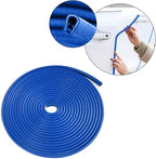 Car Door Protector Edge Guards, Universal Rubber Seal U Shape Car Door Protection, Aluminum Boat Edge Trim Guards No Glue Required, Exterior Accessories Fit for Most Cars, Sedans, SUV (Blue/10FT)
