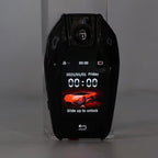 Key Cover LCD Universal Smart Fob,Keyless Entry and Remote Control Universal TK800+ LCD Touch Sn Smart Key Remote Keyless Entry for All Start Stop Engine Button Red(Silver)