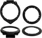 Metra 82-3006 6" to 6-3/4" Speaker Adapter for GM Multi 05-Up, Black, 8.75in. x 7.25in. x 2.00in.