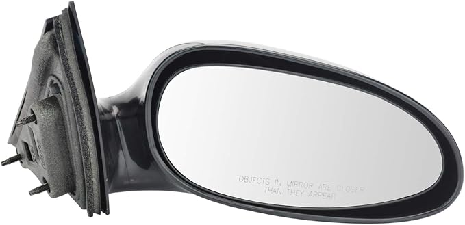 Passenger Side Mirror Assembly Electric Adjustment Non-Heated Memory Black Compatible with 2005-2008 Buick LaCrosse GM1321305
