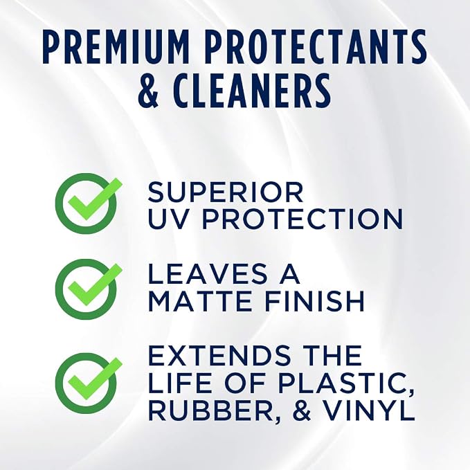 Automotive Protectant Spray Helps Prevent Fading & Cracking Repels Dust Lint & Staining, Best UV Protection & Restores Lost Color, Exterior & Interior Car Cleaning Supplies 16oz 6 Pack